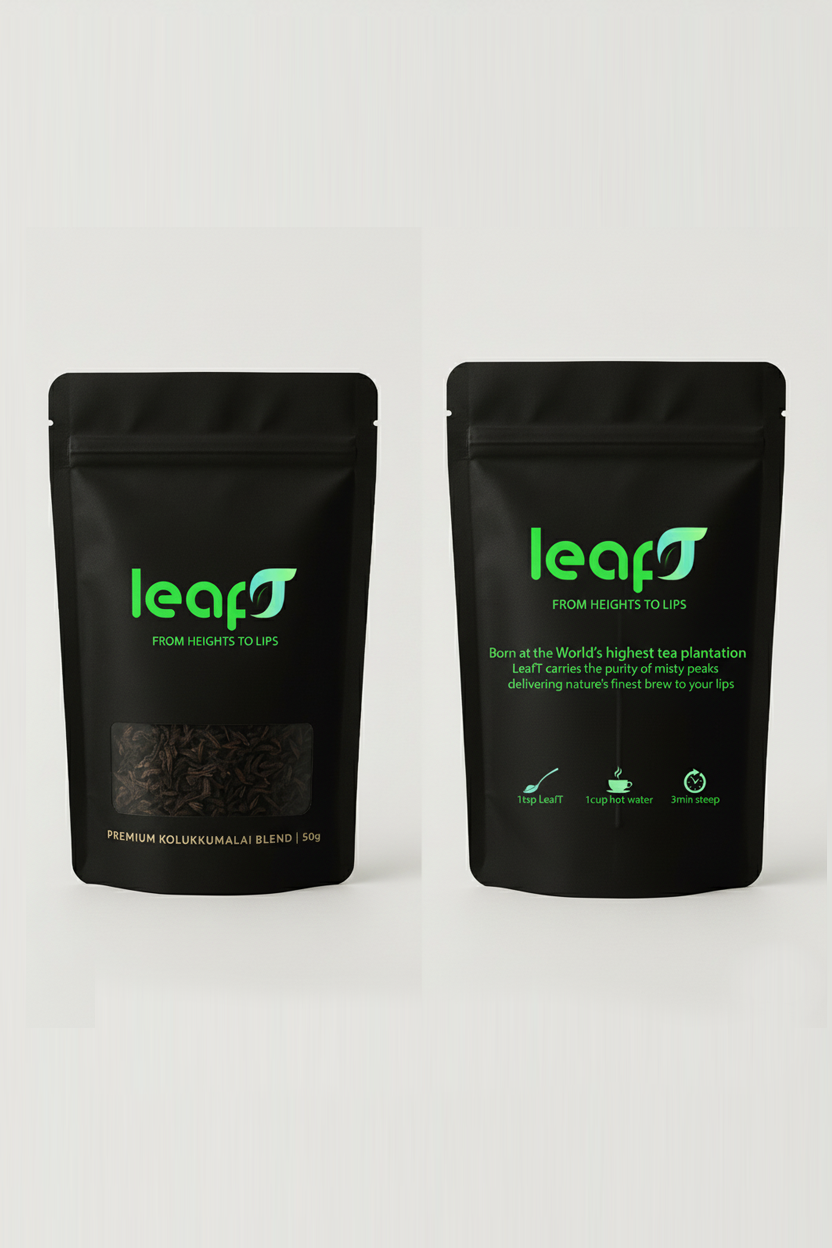 LeafT Premium Tea – 50g Packet (Pack of 2)